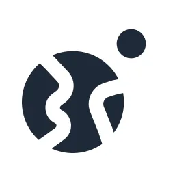Earth And Moon Solid Icon