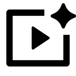 Movie Ai Line Icon