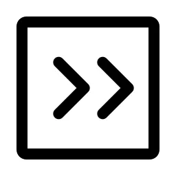 Fast Arrow Right Square Icon