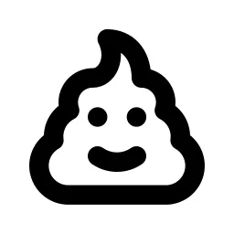 Poo Line Icon