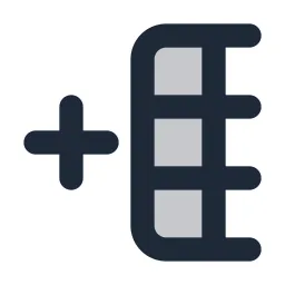 Add Column 2 Duotone Icon