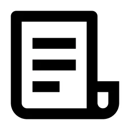 File List 3 Line Icon