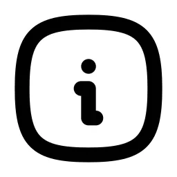 Info Square Rounded Line Icon