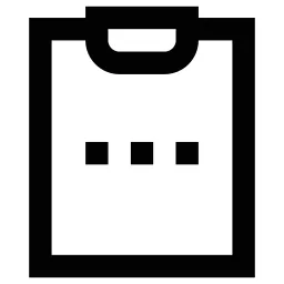 Dots Clipboard Icon