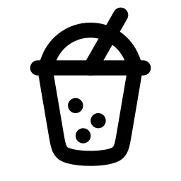 Bubble Tea Line Icon