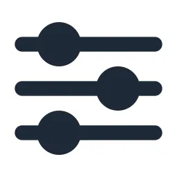 Adjustments Solid Icon
