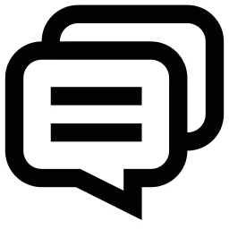 Messaging Lines Icon