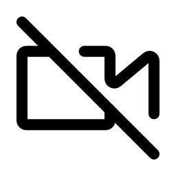 Video Camera Off Icon