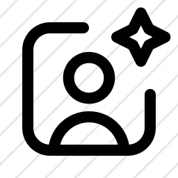 Image Avatar Sparkle Generated Avatar Icon