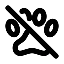 Paw Off Line Icon