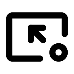 Pin End Line Icon