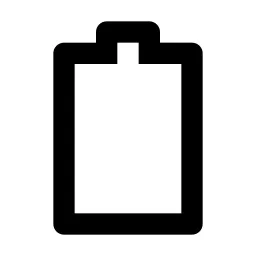 Battery 2 Line Icon