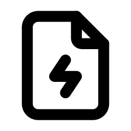 File Power Line Icon