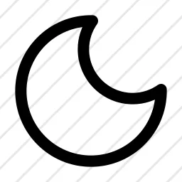 Moon Dark Mode Night Icon