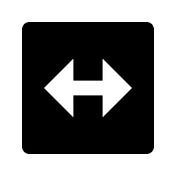 Flip Horizontal 2 Fill Icon
