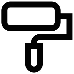 Roller Brush Tool Icon