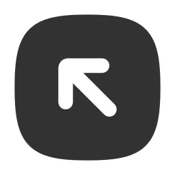 Arrow Up Left Square Fill Icon
