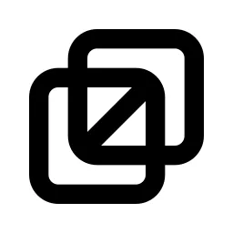 Layers Intersect 2 Line Icon