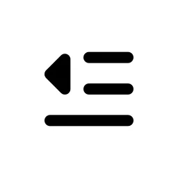 Menu Fold Fill Icon