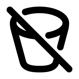 Bucket Off Line Icon