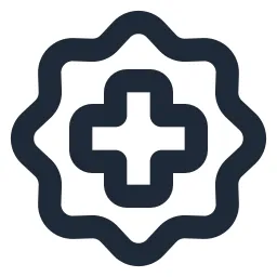 Badge Medical Line Icon