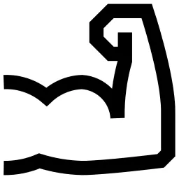 Muscle Arm Fitness Icon