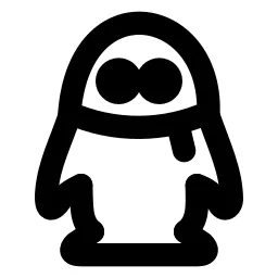 Brand Qq Line Icon