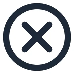 Multiply Circle Line Icon