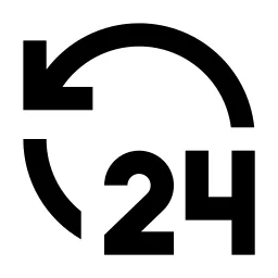 24 Hours Line Icon
