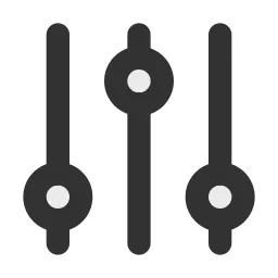 Adjustments Duotone Icon