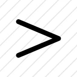 Math Greater Than Icon