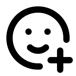Mood Plus Line Icon