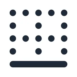 Border Bottom Solid Icon