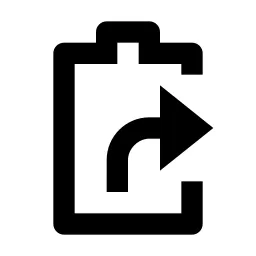 Battery Share Line Icon