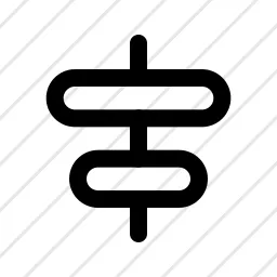 Vertical Alignment Center Icon