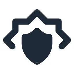 Shield Action Solid Icon