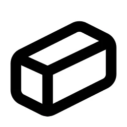 Rectangular Prism Line Icon