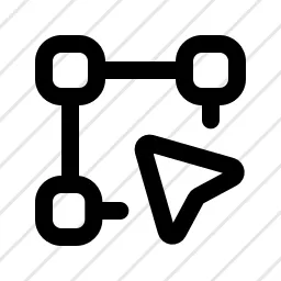 Bezier Pointer Icon