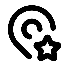Map Pin Star Line Icon