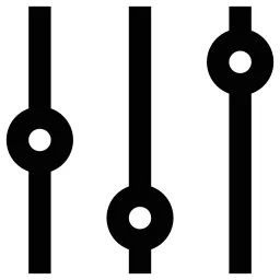 Sliders Up Icon