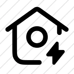 Home Energy Electric Current Power Icon