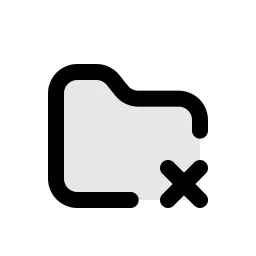 Folder Close Duo Icon
