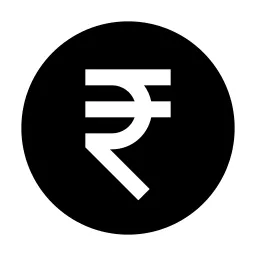 Money Rupee Circle Fill Icon
