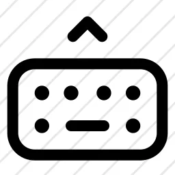 Keyboard Up Icon