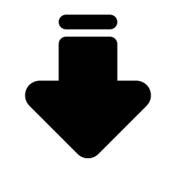 Arrow Big Down Line Icon