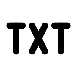 Txt Line Icon
