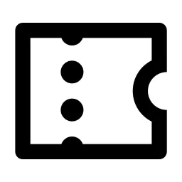 Coupon 3 Line Icon