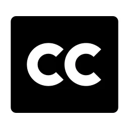 Closed Captioning Fill Icon