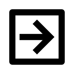 Arrow Right Box Line Icon
