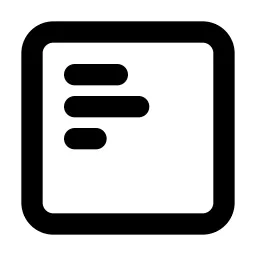Align Box Left Top Line Icon